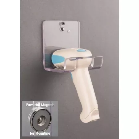 Poltex Inc Barcode Scanner Holder Magnet Mount, 1/4 Inch Thick, Clear For Holding Barcode Scanner - M-1161838-1094 - Each