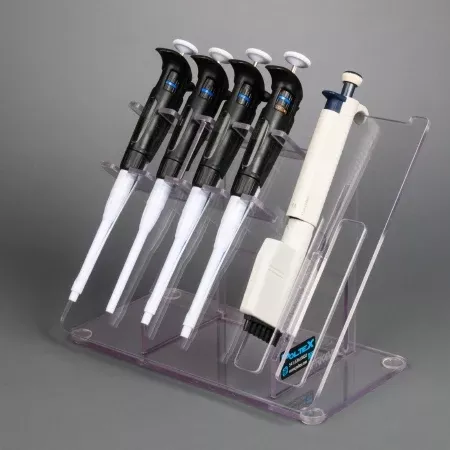 Poltex Inc Serological Bench Organizer 6-Position Pipette Rack, 165 X 210 X 287 mm, Clear For Holding Pipettes - M-1157020-2667 | Each