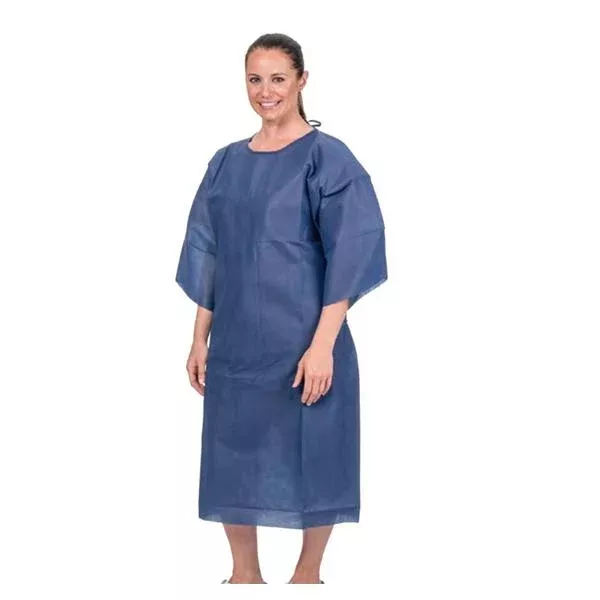 Precept Medical Products Cape Exam Dark Blue Polypropylene 100/Ca