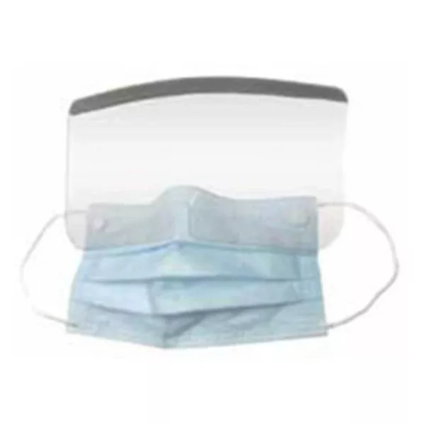 Precept Medical Products Combination Mask Tie-On DualGard Blue 100/Ca