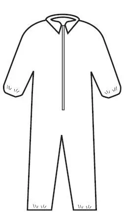 Precept Medical Products Coverall One Size 25/CA (1402L)
