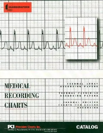 Precision Charts ECG Recording Paper Philips Thermal Paper 50 mm X 100 Foot Roll Black Grid - M-694864-2769 | Box of 3