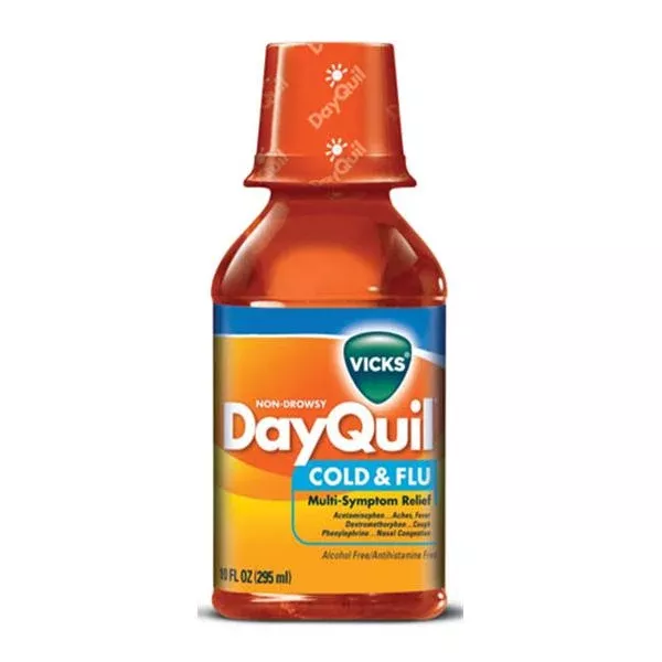 Procter & Gamble Dist Dayquil Cold/Flu Liquid Apricot 8oz/Bt, 12 BT/CA (4420832)