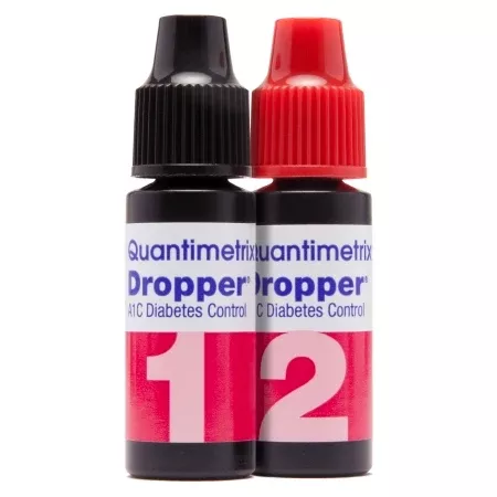 Quantimetrix Diabetes Management Test Control Dropper A1C Diabetes Level 2 4 X 0.9 mL - M-1045917-1731 - Box of 1