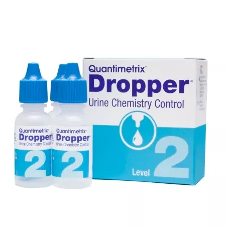 Quantimetrix Urine Chemistry Control Dropper Multiple Analytes Level 2 3 X 10 mL - M-211620-757 - Box of 3