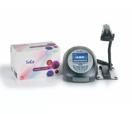 Quidel Analyzer and Influenza A+B FIA Starter Kit, Refurbished Sofia 1 X 25 Tests CLIA Waived for Nasal and Nasopharyngeal Swabs / CLIA Moderate Complexity for Nasopharyngeal Aspirate / Wash - M-1153379-3677 | Each