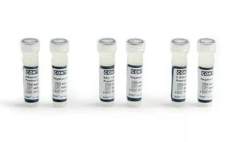 Quidel Molecular Diagnostic Control Set Quidel Influenza A + B Positive Level / Negative Level 3 X 2 mL - M-1035398-121 - Each