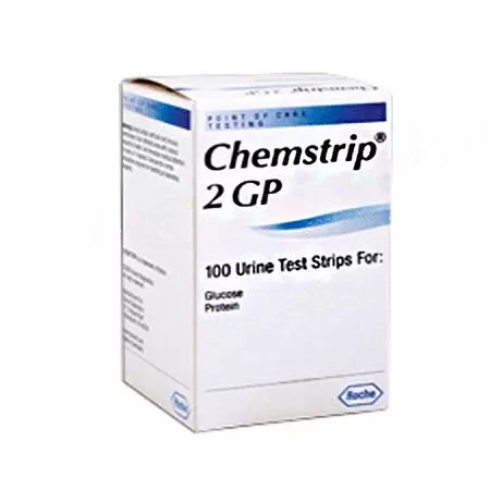 Roche Diagnostics Regent Strips Chemstrip2 Glucose, Protein 100 per Bottle - M-1013028-2199 | Case of 600