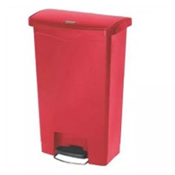 Rubbermaid Container Trash Slim Jim Resin 13gal Red Ea