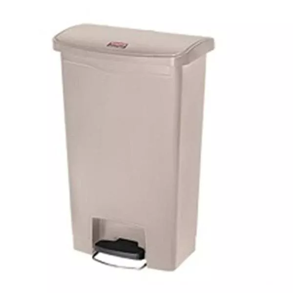Rubbermaid Container Waste Plastic 13gal Beige Ea