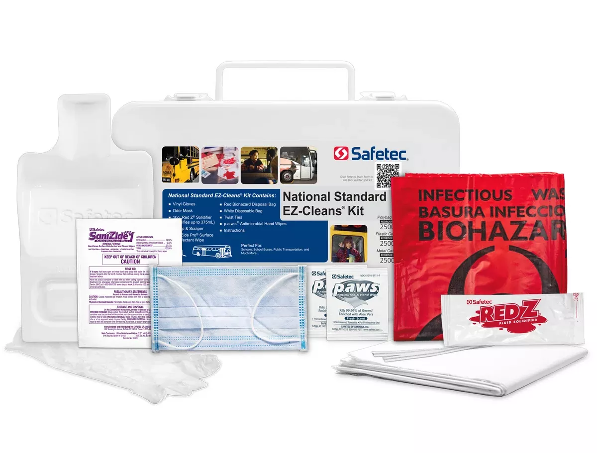 Safetec Of AmericaClean-Up Kit Bodily Fluid 24/Ca