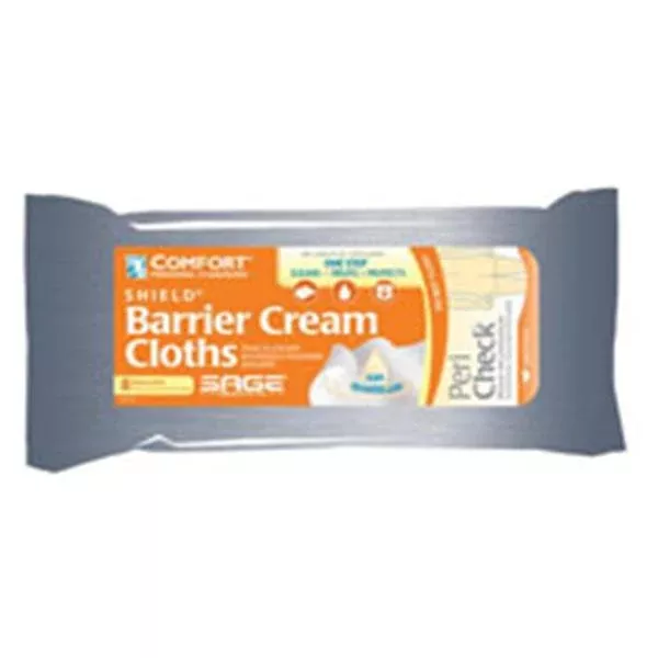 Sage Products Comfort Shield Barrier Cream Washcloth For Skin 8x48/Ca