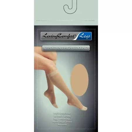 Scott Specialties Compression Stocking Loving Comfort Knee High 2X-Large Black Closed Toe - M-774489-1199 - Pair