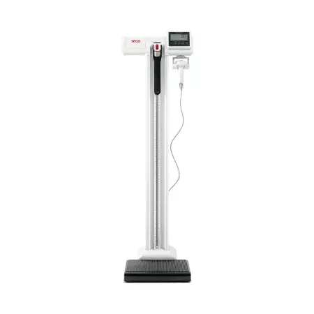 Seca Column Scale with Height Rod seca 787 Digital Display 550 lbs. White Battery Operated - M-1184515-3694 | Each