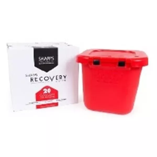 Sharps Compliance Container Mail In Sharps Recovery System 20gal Plastic Red Ea