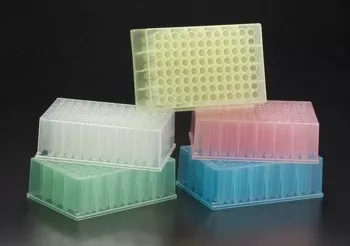 Simport Scientific 96-Well Microplate Bioblock™ Round Bottom / Deep Well 1.2 mL Natural - M-1035168-3511 - Case of 24
