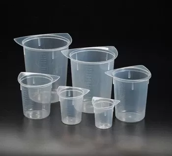 Simport Scientific Beaker Tricorn Tri-Pour Polypropylene 100 mL - M-1035061-4968 - Case of 100