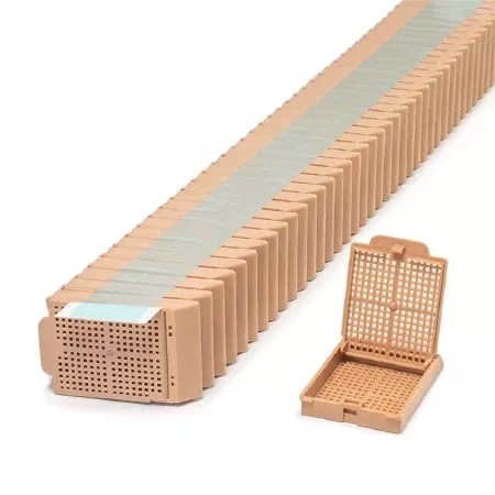 Simport Scientific Biopsy Cassette Histosette II Acetal Tan - M-1114427-867 - Case of 2000