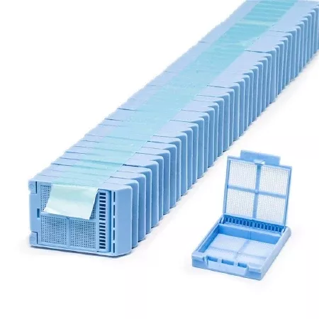 Simport Scientific Biopsy Cassette Micromesh™ Acetal Blue - M-1113096-3245 - Case of 2000