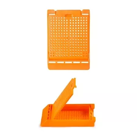 Simport Scientific Biopsy Cassette Slimsette™ Acetal Orange - M-1117725-3059 - Case of 2000