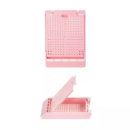 Simport Scientific Biopsy Cassette Slimsette™ Acetal Pink - M-1117728-4958 - Case of 2000