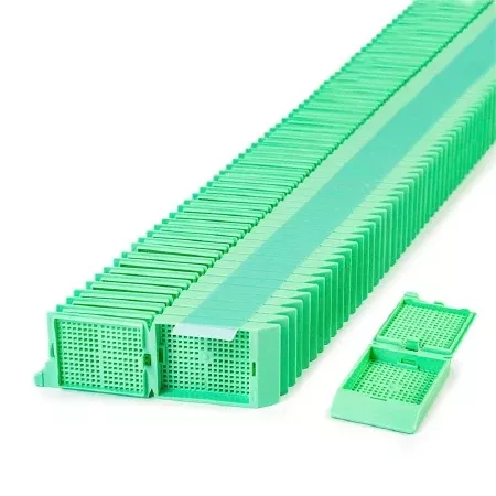 Simport Scientific Biopsy Cassette Unisette™ Acetal Green - M-1117696-2193 - Case of 1000