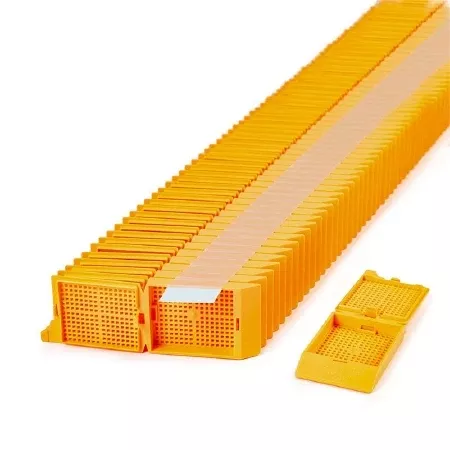 Simport Scientific Biopsy Cassette Unisette™ Acetal Peach - M-1113086-1804 - Case of 1000