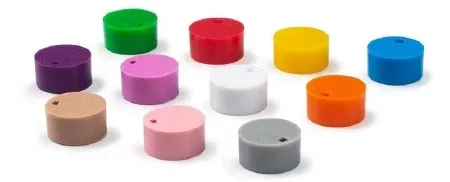 Simport Scientific Cap Insert Capinsert™ Burnt Orange For Cryovial Tubes - M-1035175-2340 - Case of 500