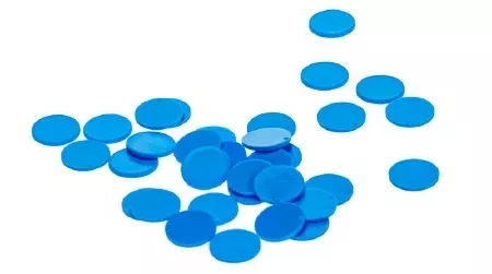 Simport Scientific CapInsert™ Tube Closure Blue 5.3 mm For 5 mL Microcentrifuge Tubes - M-1118668-3362 - Pack of 500