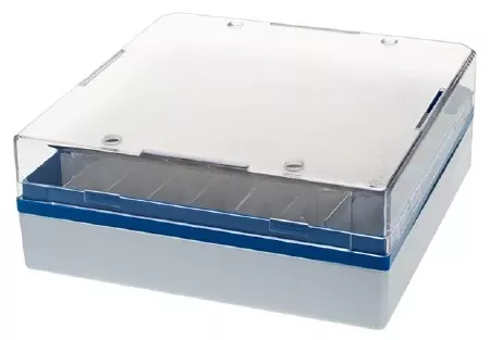 Simport Scientific Cryo Storage Box CryoSette™ 2 X 5-1/4 X 5-1/4 Inch White Polycarbonate 40 Place Capacity - M-1118637-2139 - Case of 100
