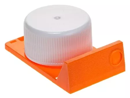 Simport Scientific Frozen Tissue Storage Container Cryosette™ 11 X 24 X 38 mm Orange with White Cap Acetal / HDPE 2.5 mL Capacity - M-1118635-1692 - Case of 250