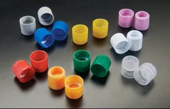 Simport Scientific T502 Series Tube Closure Polypropylene Screw Cap Red For T501 and T502 Series Sample Tube NonSterile - M-1035228-1916 - Case of 1000