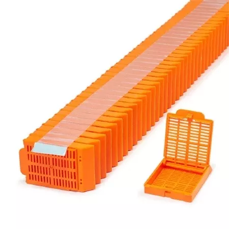Simport Scientific Tissue Cassette Histosette II Acetal Orange - M-1114408-1596 - Case of 2000