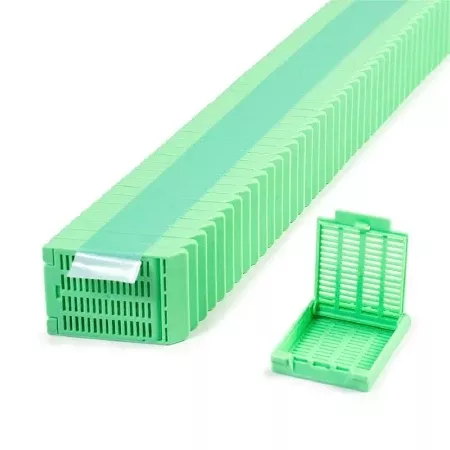 Simport Scientific Tissue Cassette Slimsette™ Acetal Green - M-1117718-4253 - Case of 2000