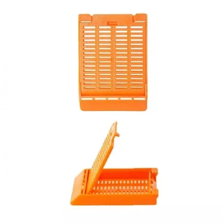 Simport Scientific Tissue Cassette Slimsette™ Acetal Orange - M-1117714-2043 - Case of 2000