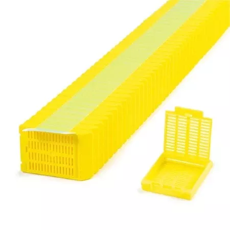 Simport Scientific Tissue Cassette Slimsette™ Acetal Yellow - M-1117719-3220 - Case of 2000
