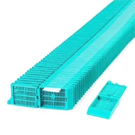 Simport Scientific Tissue Cassette Unisette™ Acetal Aqua - M-1114431-2323 - Case of 1000