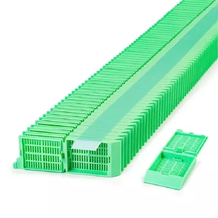 Simport Scientific Tissue Cassette Unisette™ Acetal Green - M-1114434-4484 - Case of 1000