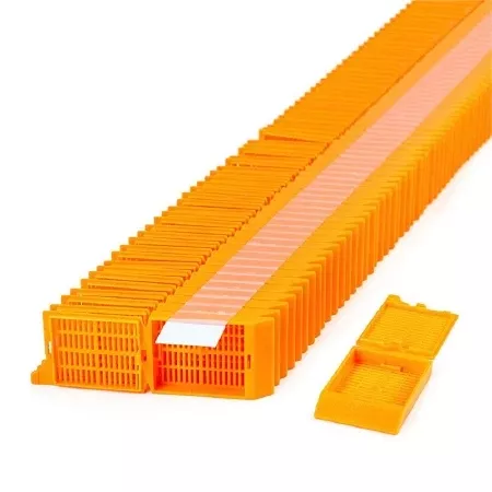 Simport Scientific Tissue Cassette Unisette™ Acetal Orange - M-1113068-127 - Case of 1000