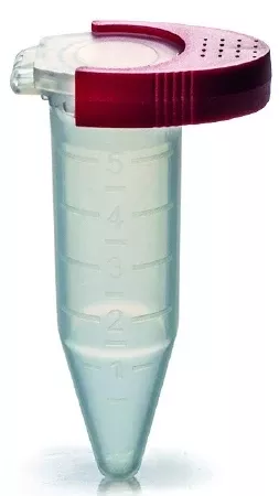 Simport Scientific Tube Clip CapLock™ Red For 5 mL Tubes with Snap Cap - M-1118675-2908 - Case of 100