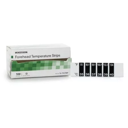 Single Patient Skin Thermometer McKesson 94 to 104 °F Line Indicator Display - M-1109568-2816 | Case of 24