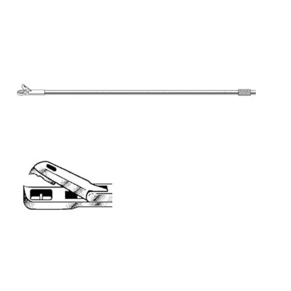 Sklar Instruments Cannula Tischler 12" Oval Jaw Straight SS w/ Tp Rsbl Ea