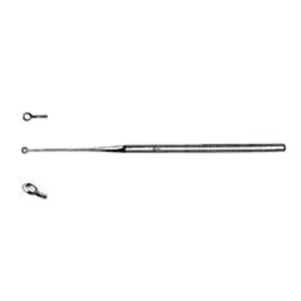 Sklar Instruments Curette Ear Buck #1 Blunt Round Tip Angled SS Rsbl Ea