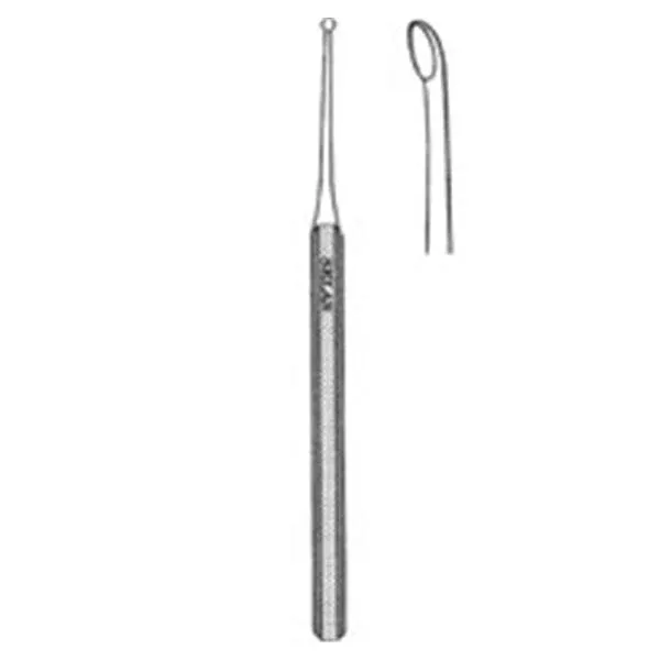 Sklar Instruments Curette Podiatry Excavator 5" #57-2 2mm Cup Tip SS Ea