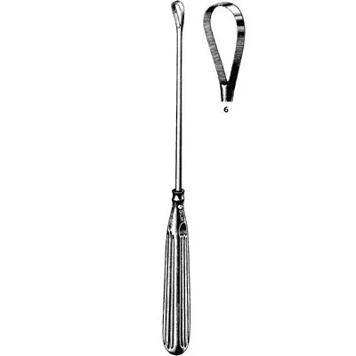 Sklar Instruments Curette Uterine Sims 11" #6 Sharp Ea