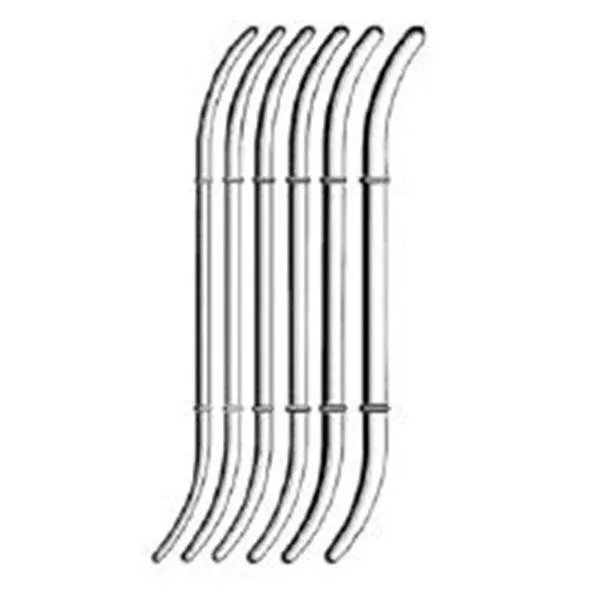 Sklar Instruments Dilator Uterine Hank 10-3/4" Curved Double Ended Rsbl SS 6/Pk