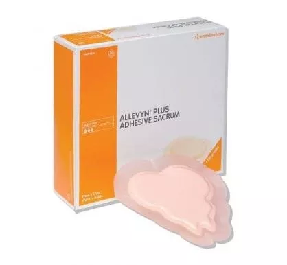 Smith & Nephew Wound Care Dressing Allevyn Plus Foam 9x9" Adhesive Highly Absorbent 10x5/Ca