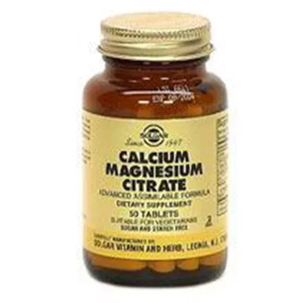 Solgar Vitamin & Herb Calcium Magnesium Citrate Supplement Tablets 100/Bt