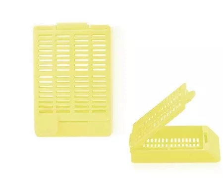 StatLab Medical Products Biopsy Cassette Yellow - M-1106386-3710 - Box of 500