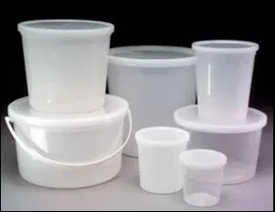 StatLab Medical Products Specimen Container Polyethylene 3,785 mL (128 oz.) Snap-On Lid Unprinted - M-1164104-3930 - Case of 20